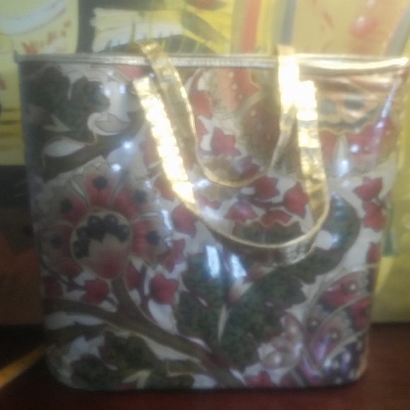 Vintage floral tote - Picture 3 of 16